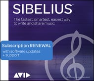 Sibelius Perpetual Licence  1-Year Subscription Renewal Digital Download-Discontinued